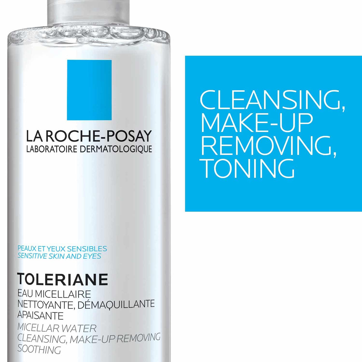 Agua Micelar La Roche Posay Ultra para Pieles Sensibles Limpiadora y Desmaquillante 400ml