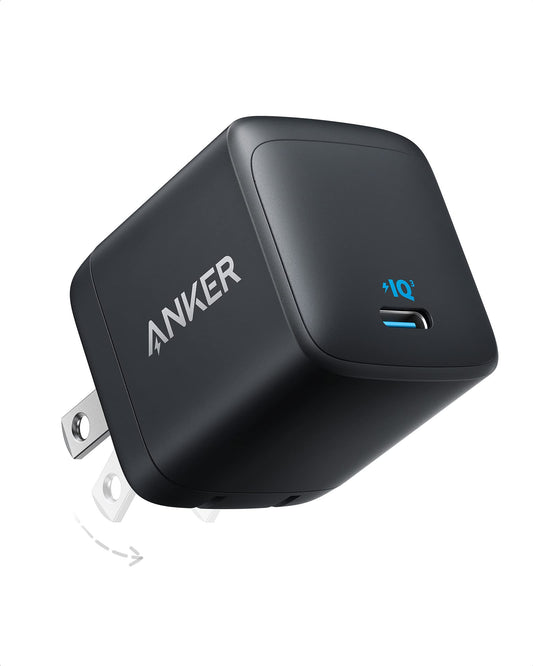 Anker Cargador 313 USB C, 45W con Carga rápida 2.0, para Samsung Series, iPhone Series, Andriod Series