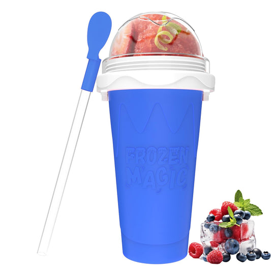 Jairuty - Taza para hacer granizados, tazas mágicas de congelación rápida para hacer helados de licuado de leche casera, taza para hacer granizado de doble capa, regalos de cumpleaños para niños
