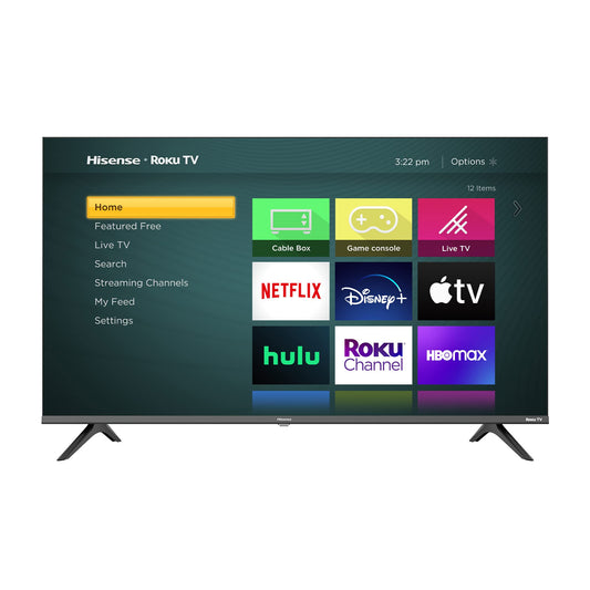 Hisense - Smart TV LED Roku de 43 Pulgadas Clase H4 con Google Assistant y compatibilidad con Alexa (43H4G, Modelo 2021)