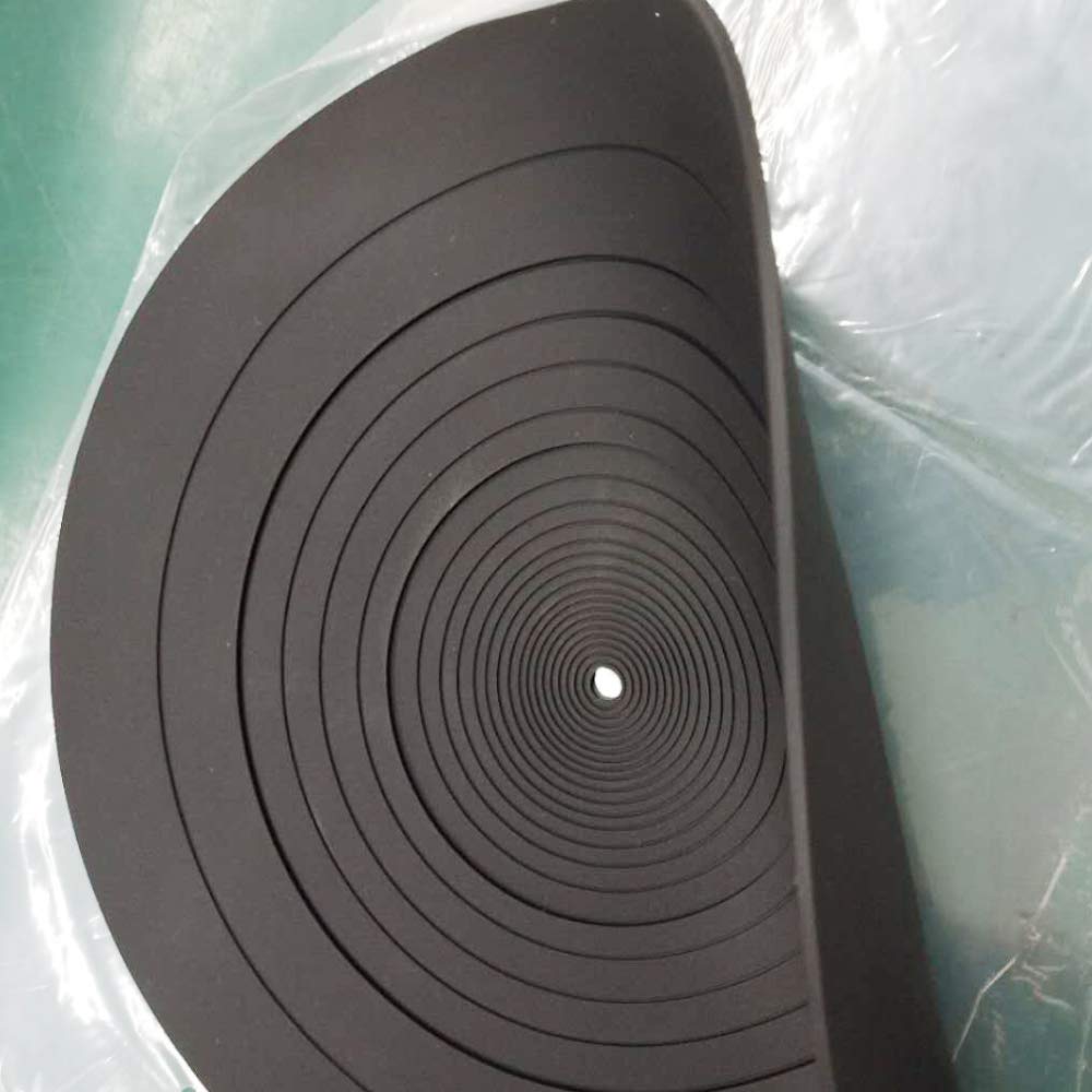 Ywhomal - Alfombrilla de silicona para tocadiscos de 12 pulgadas, Negro, 12 Inch Diameter
