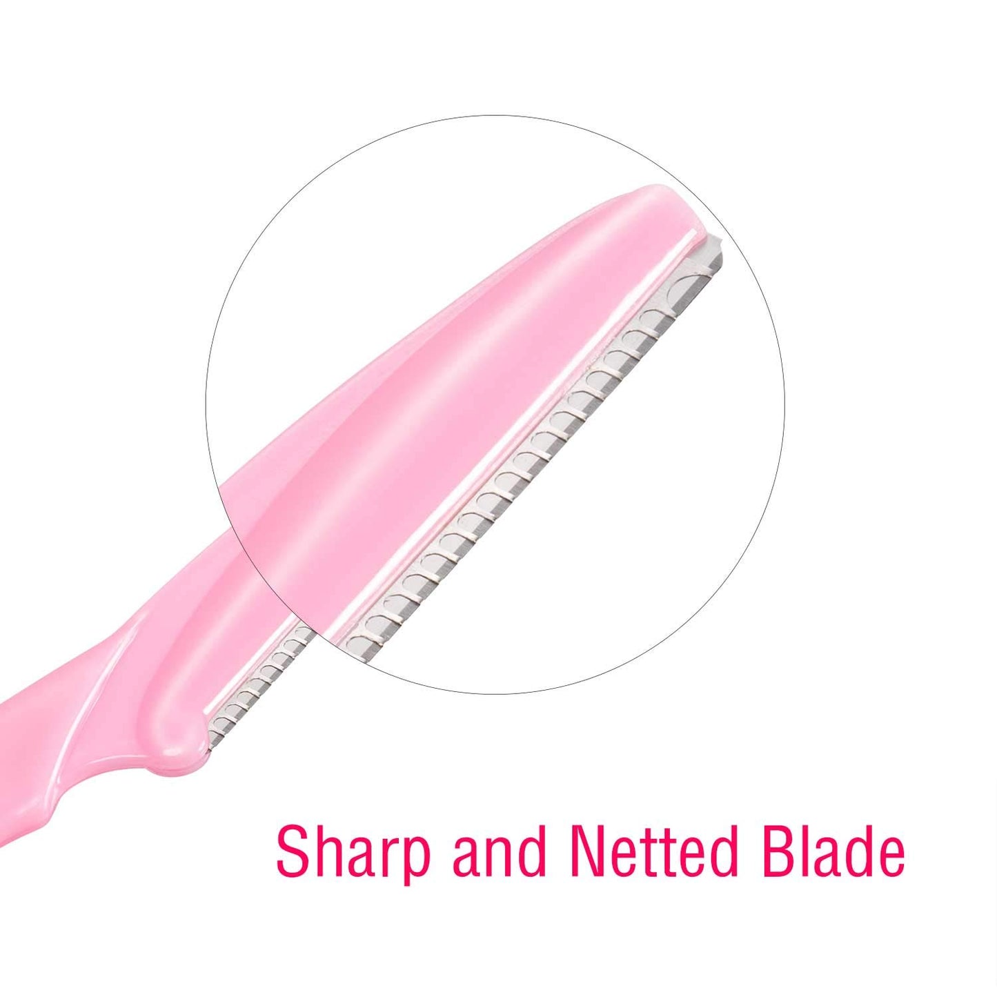 Boao 24 Maquinillas de Afeitar para Cejas Navaja de cejas Afeitadora Facial Recortadora Moldeadora con Cubierta de Precisión (Rojo Rosa, Amarillo, Verde, Blanco, Negro, Azul, Rosa y Naranja)