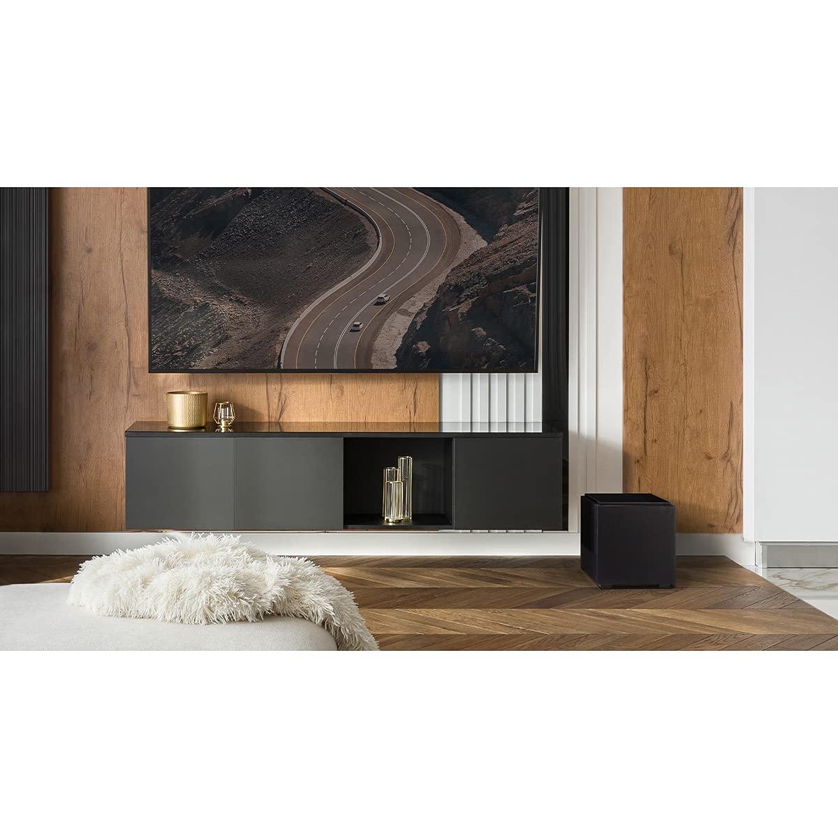 Definitive Technology DN8 8 Pulgadas – Nueva Arquitectura 3XR, Amplificador de Clase D Pico de 500 W y (2) radiadores de Graves acoplados a presión de 8 Pulgadas
