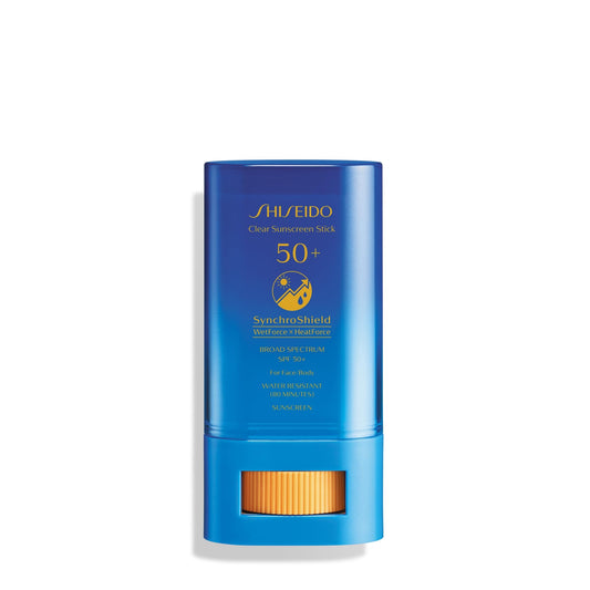 Clear Sunscreen Stick SPF 50 Plus by Shiseido for Unisex - 0.7 oz Sunscreen
