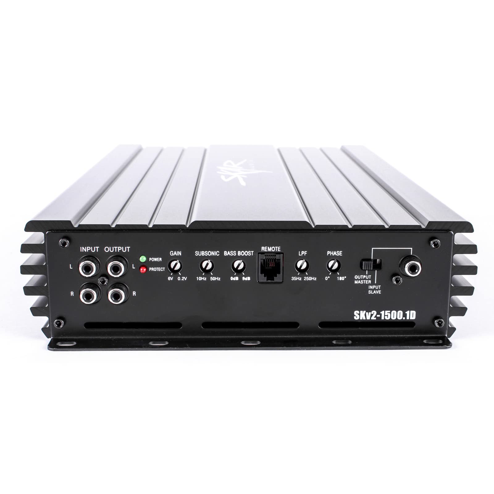 Amplificador Monoblock Skar Audio SKv2-1500.1D MOSFET Competencia Subwoofer 2200 W Máxima Potencia