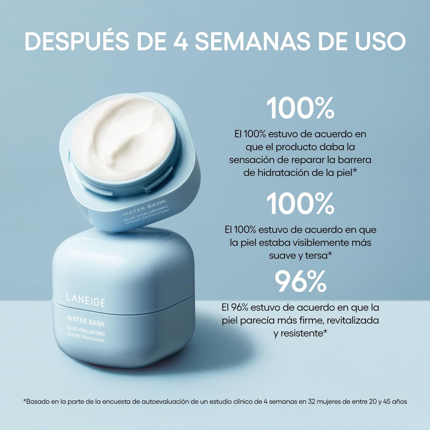 LANEIGE Water Bank Blue Hyaluronic Cream Moisturizer Mini (Crema Hidratante)