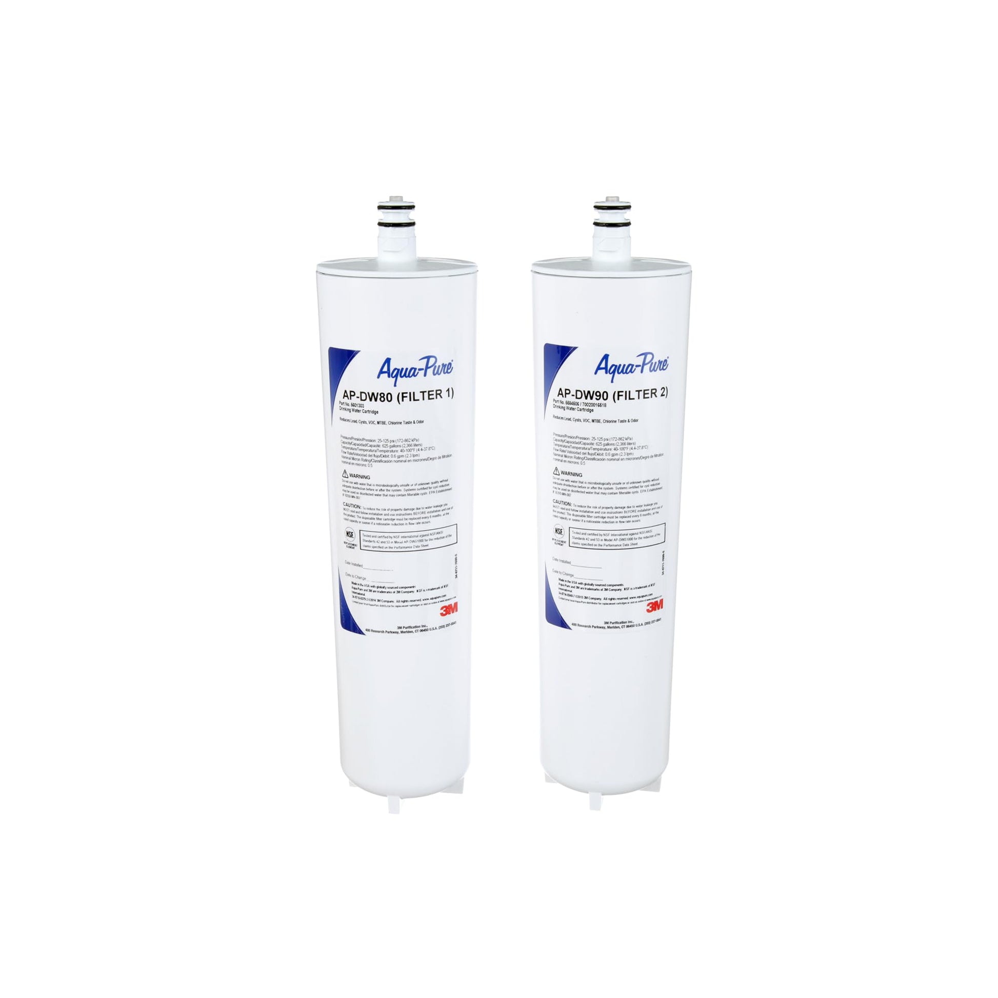 Filtro de Agua de Reemplazo 3M Aqua-Pure Under Sink Modelo AP-DW80/90