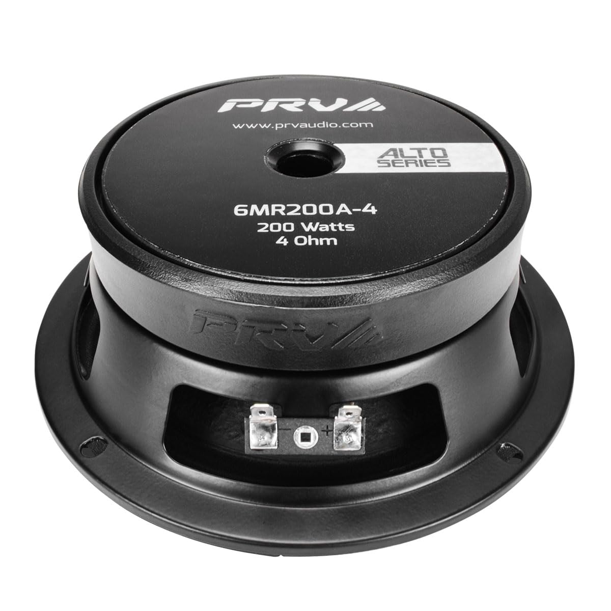 Altavoz PRV AUDIO 6.5 Pulgadas 200 Vatios de Rango Medio Compacto para Coche