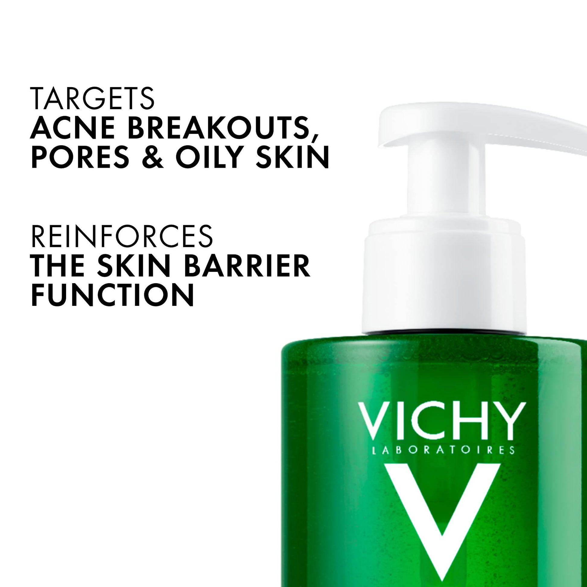 Vichy Ha epidermic filler: serum anti arrugas de acido hialuronico + Gel Limpieza Rostro Anti-imperfecciones Normaderm Phytosolution