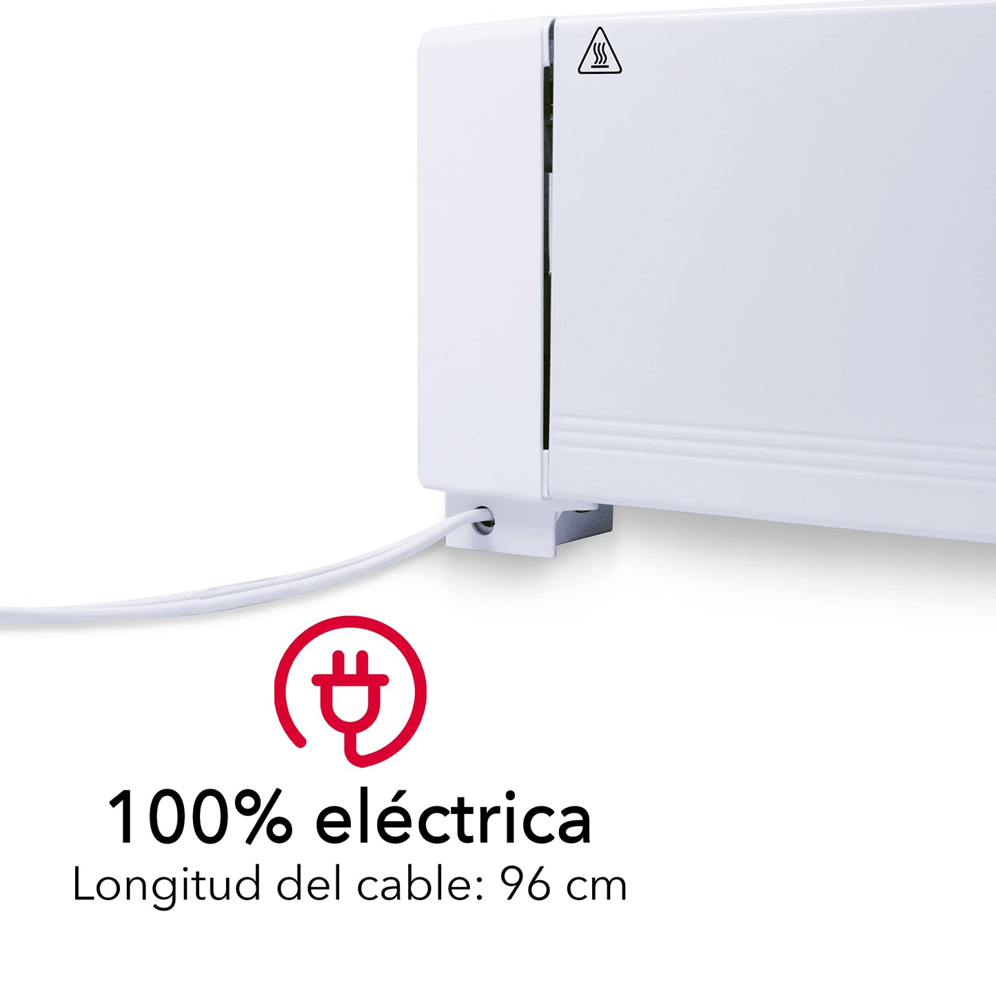 Tostador de Pan RCA, 2 ranuras, siete niveles de temperatura, boton para cancelar, bandeja de residuos extraible, blanco, modelo RC-T1