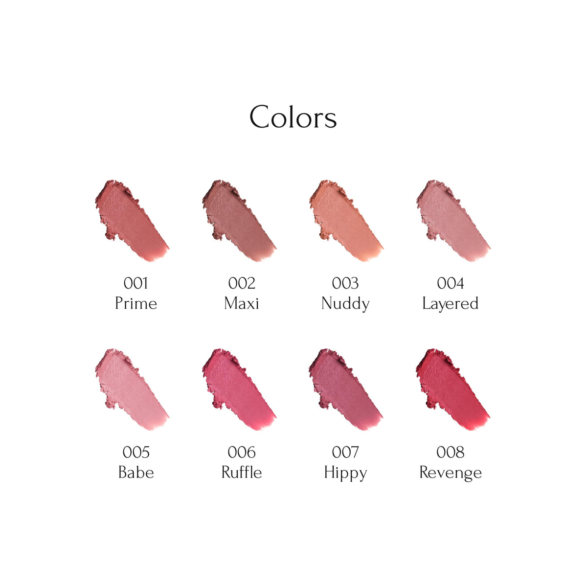 MUZIGAE MANSION - Lápiz Labial Blur De Moodwear (008 Revenge, 4G)