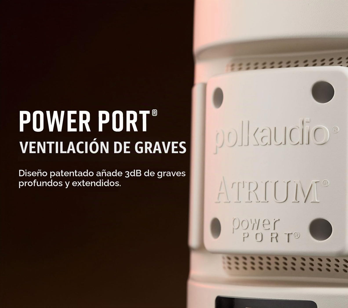 Bocina Polk Audio Atrium 8 SDI Blanca de 125W para Montaje en Pared