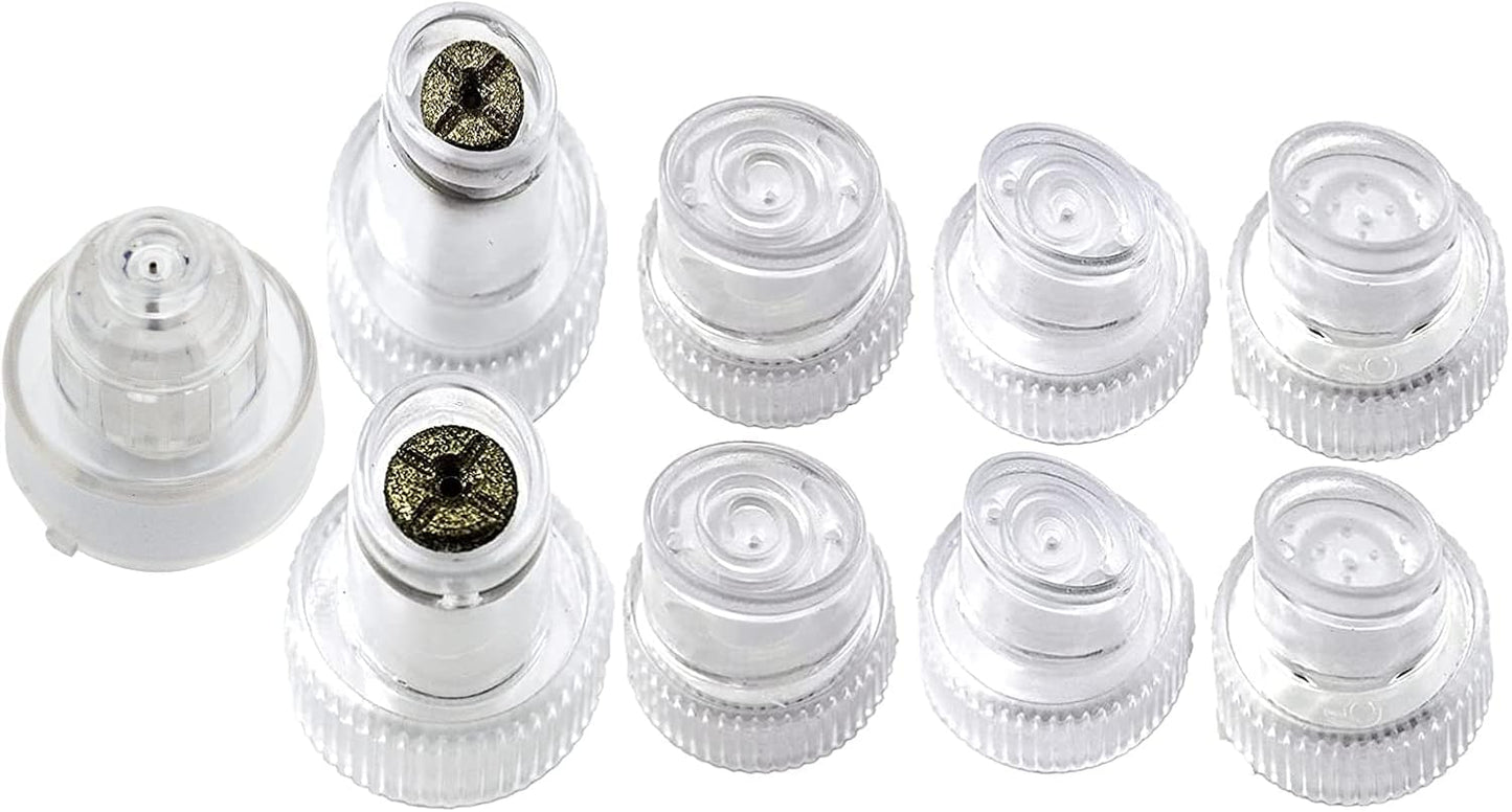 Juego de 9 puntas de depilación para la piel para el cuidado facial de la piel, para la máquina de belleza Elitzia ETLB245 o ET89 ETLB248