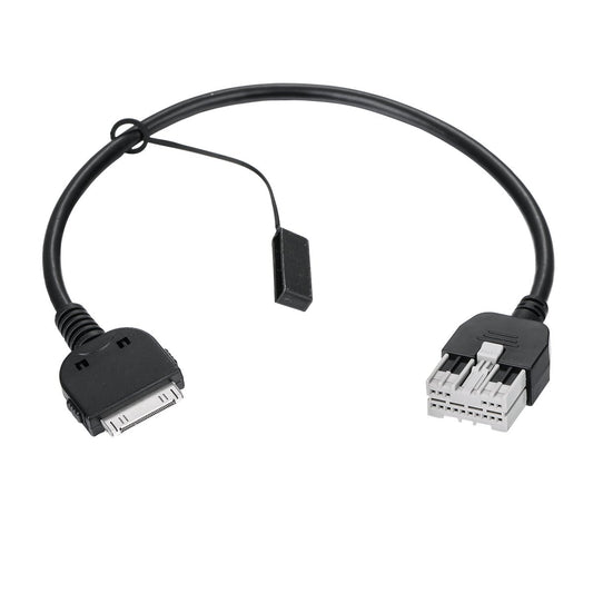Cable Auxiliar YONGJIANGXIA Negro Compatible con Toyota Scion para iPhone 4 4S