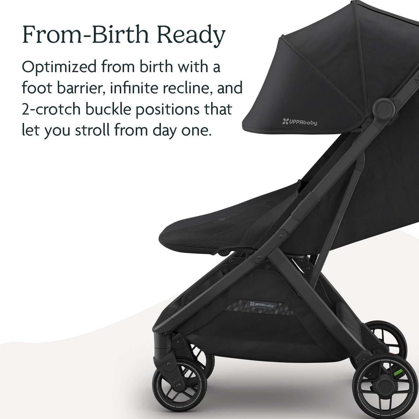 Carriola de Viaje UPPAbaby Minu V3 Jake Carbón Compacta Ligera y Plegable
