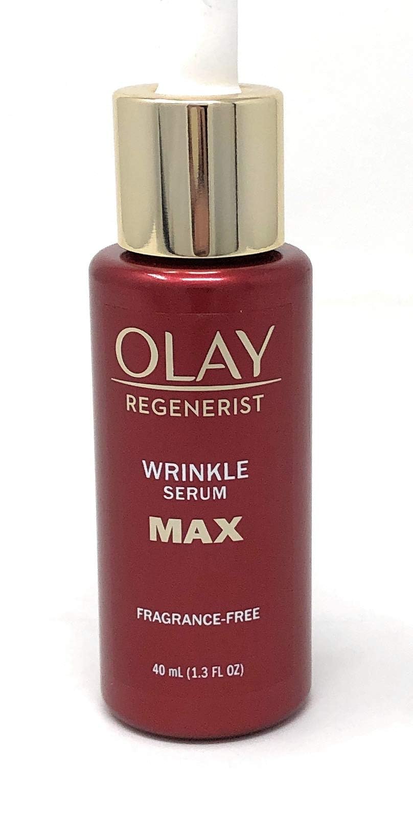 Olay Regenerist MAX Wrinkle Serum with Peptides, Fragrance Free 1.3 oz