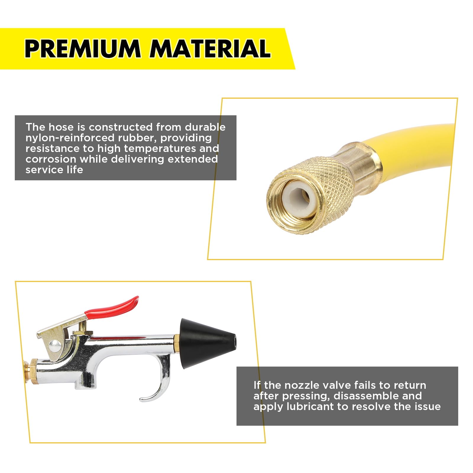 Kit de descarga de CA para sistemas de CA para automóviles y domésticos, juego de herramientas de limpieza de aire acondicionado con manómetro, manguera de nailon y recipiente de acero inoxidable para