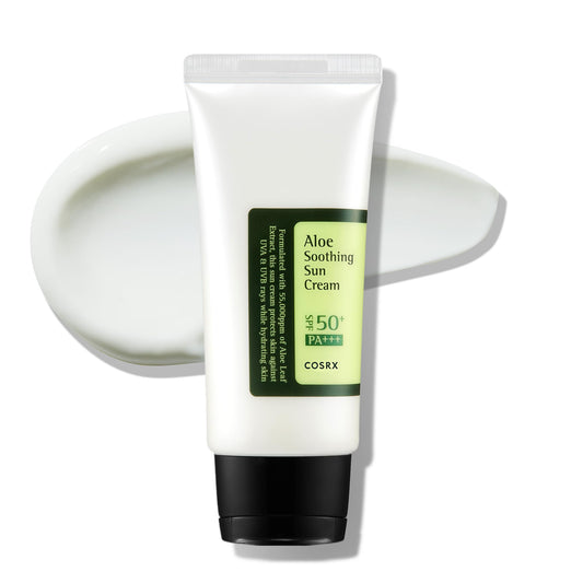 COSRX - Crema solar calmante con aloe SPF50 PA+++, 50 ml