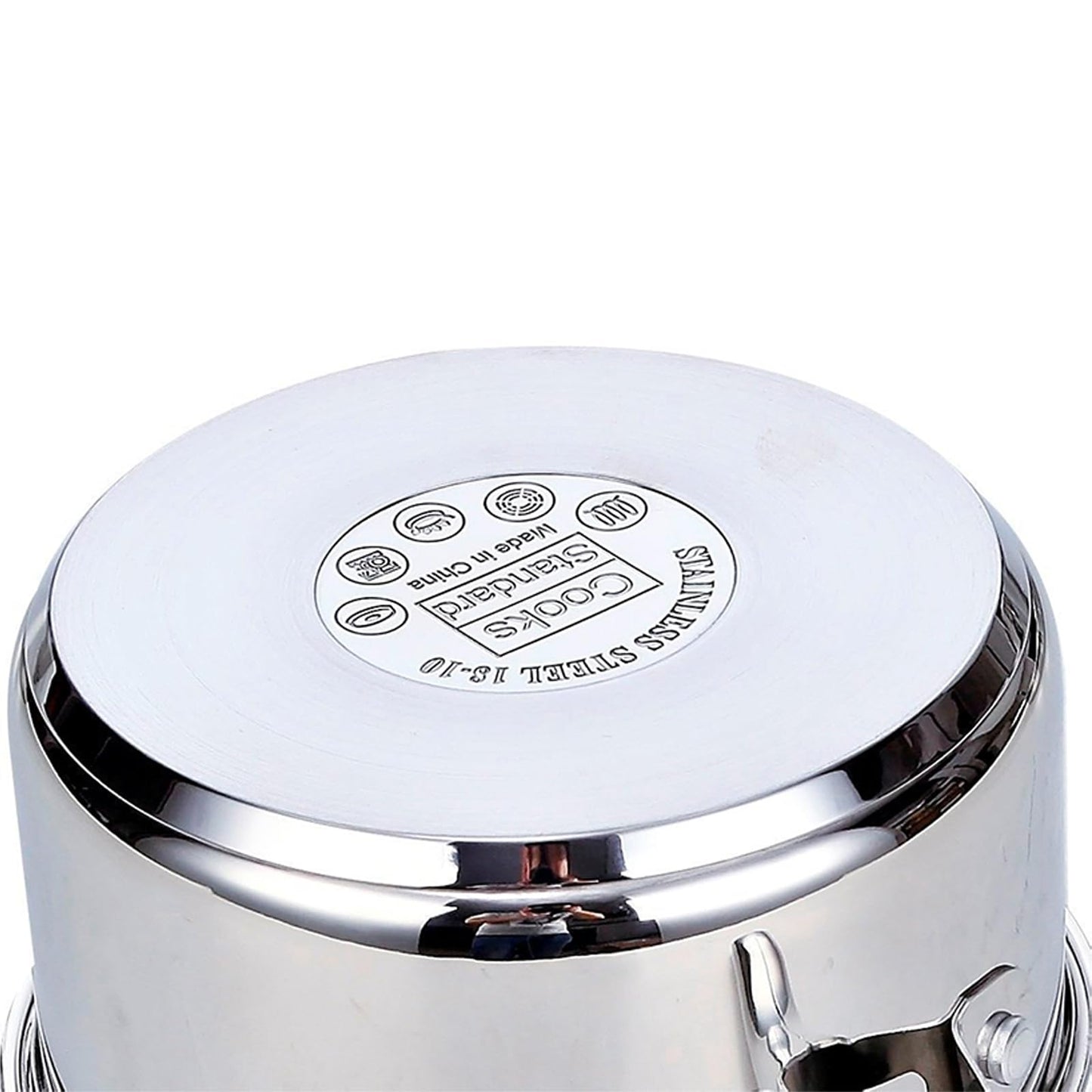 Cooks Standard Cacerola con tapa, Plateado, 7-Qt, 1