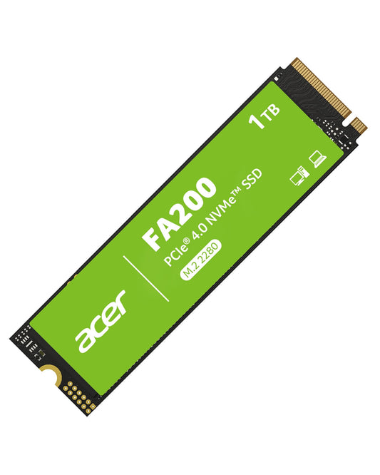 Unidad Interna de Estado Sólido Acer 1TB Gen4 NVMe M.2 hasta 7200 MBps