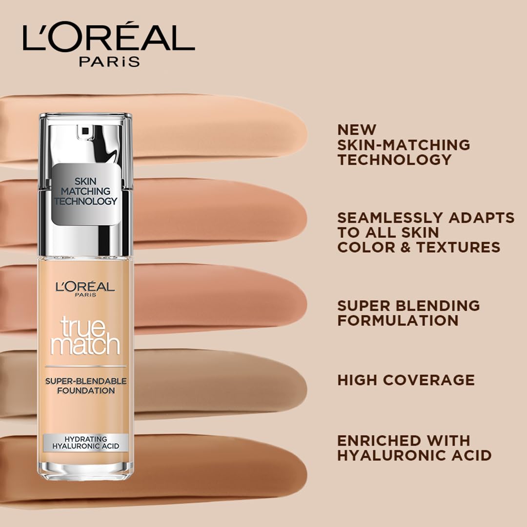 Base de Maquillaje L'Oreal Paris Rose Beige True Match