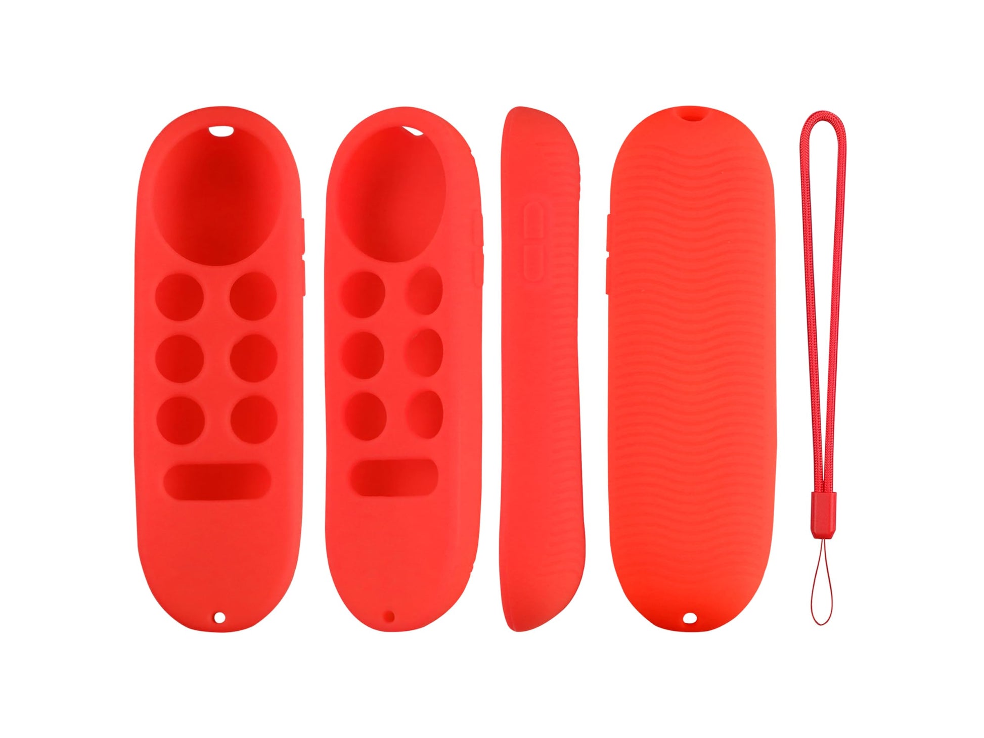 CONTROL EXPERT Funda para Control Google Chromecast TV Case, Protector, Silicon (Rojo)