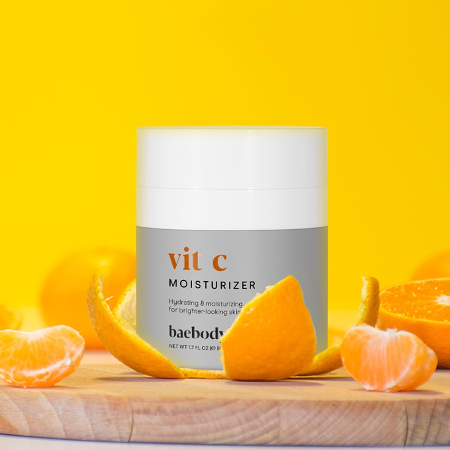 Vitamin C Moisturizer Cream for Face and Eye Area - With Vitamin C, Jojoba Oil, Vitamin E. Fights the Appearance of Wrinkles, Fine Lines, and Age Spots. Best Day and Night Cream 1.7 Fl. Oz.