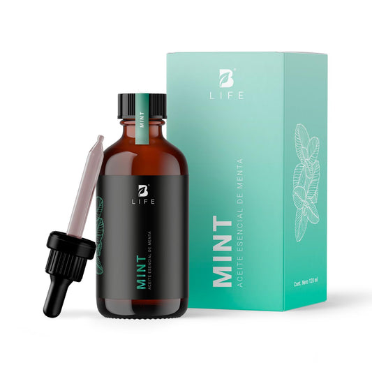Aceite Esencial B Life Menta Ingredientes Puros y Naturales 120 ml