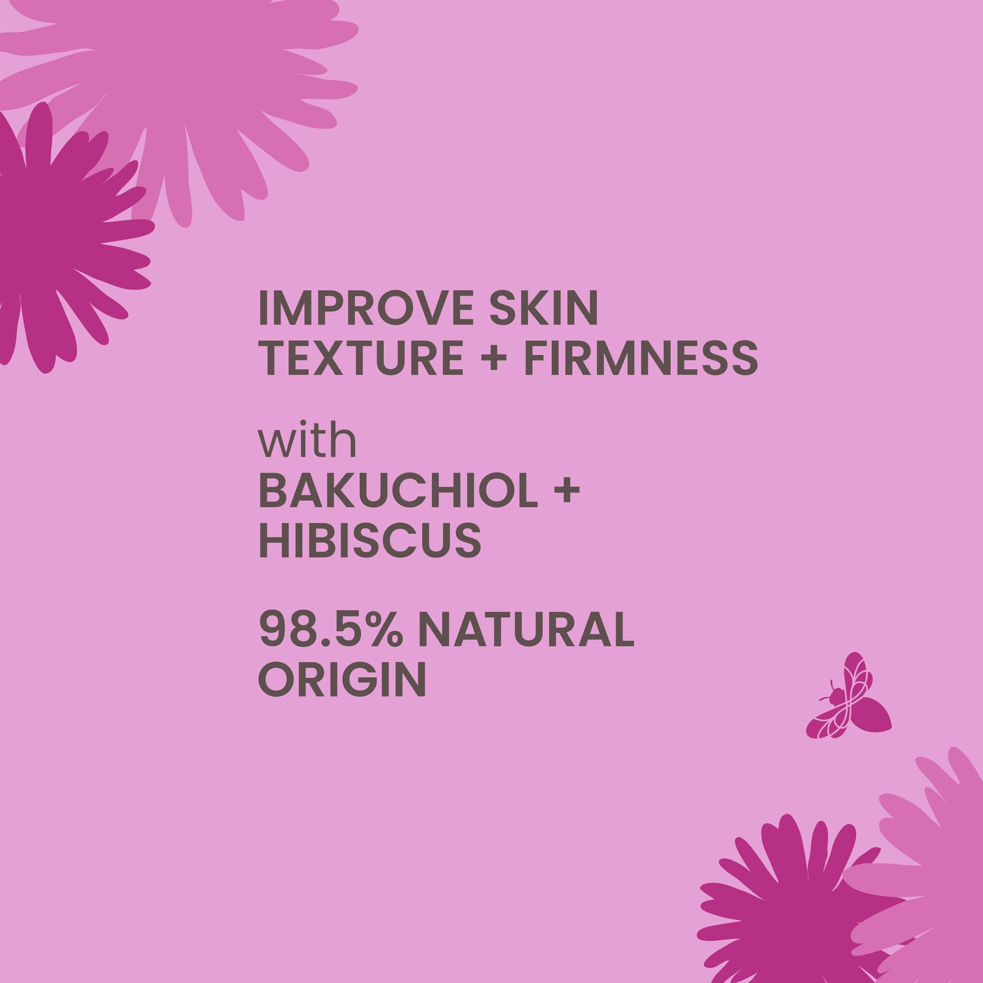 Burt's Bees Firming Booster Serum, Bkuchiol and Hibiscus, 1 Ounce
