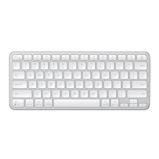 Teclado Inalámbrico SATECHI Plata Conectividad 4 en 1