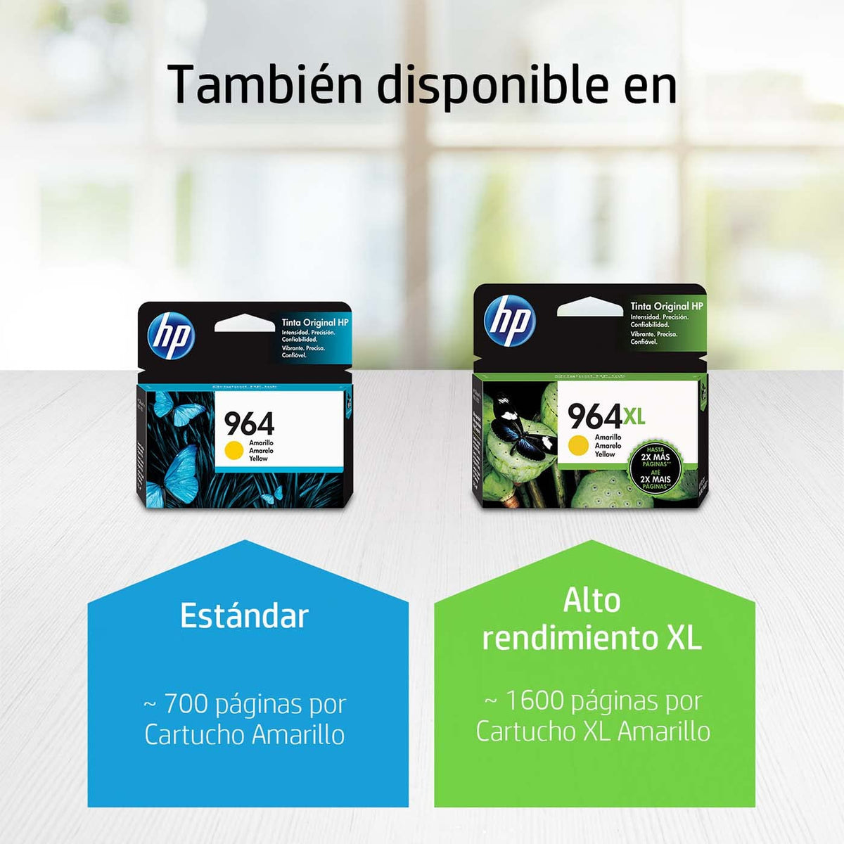 Cartucho de Tinta HP 964 Amarillo Original para OfficeJet Pro 9010/9020