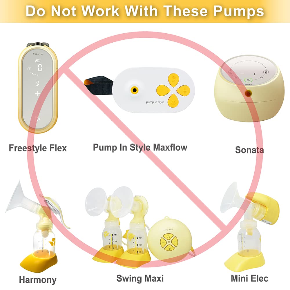 Piezas de Bomba Nenesupply 24 mm Compatibles con Extractor Medela Symphony Swing