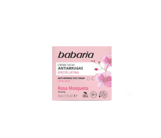 Babaria Face Cream Anti Wrinkle Rose hip Oil 50ml by Babaria