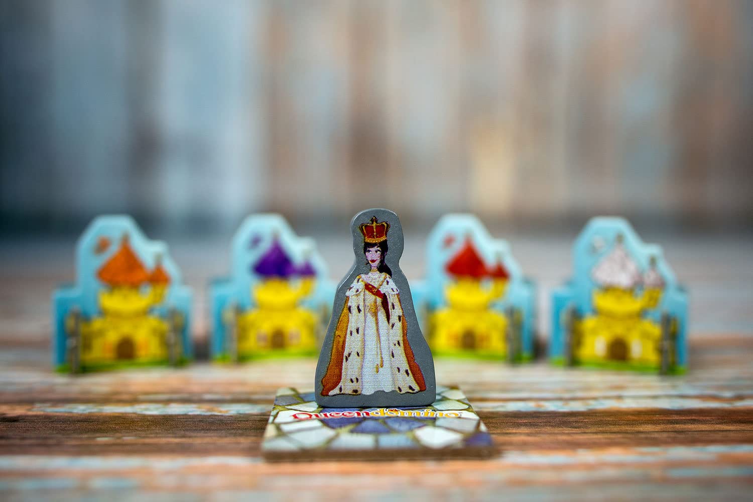 Juego de Estrategia Queendomino por Kingdomino Azul para Toda la Familia