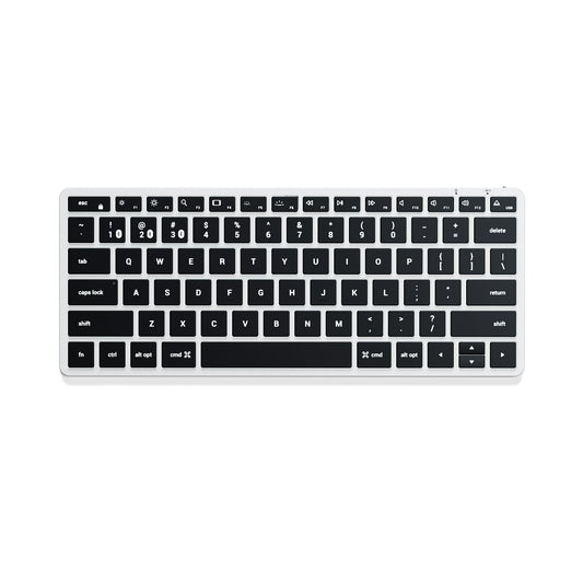 Teclado Bluetooth Retroiluminado SATECHI Plata Slim X1