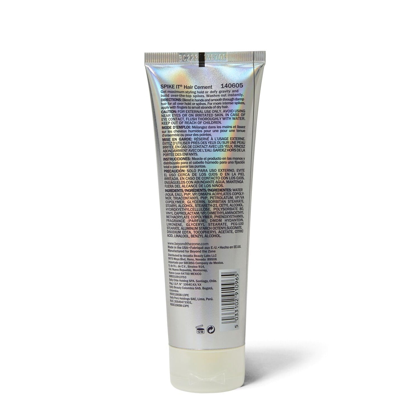 Beyond The Zone Spike It Hair Cement by Beyond the Zone