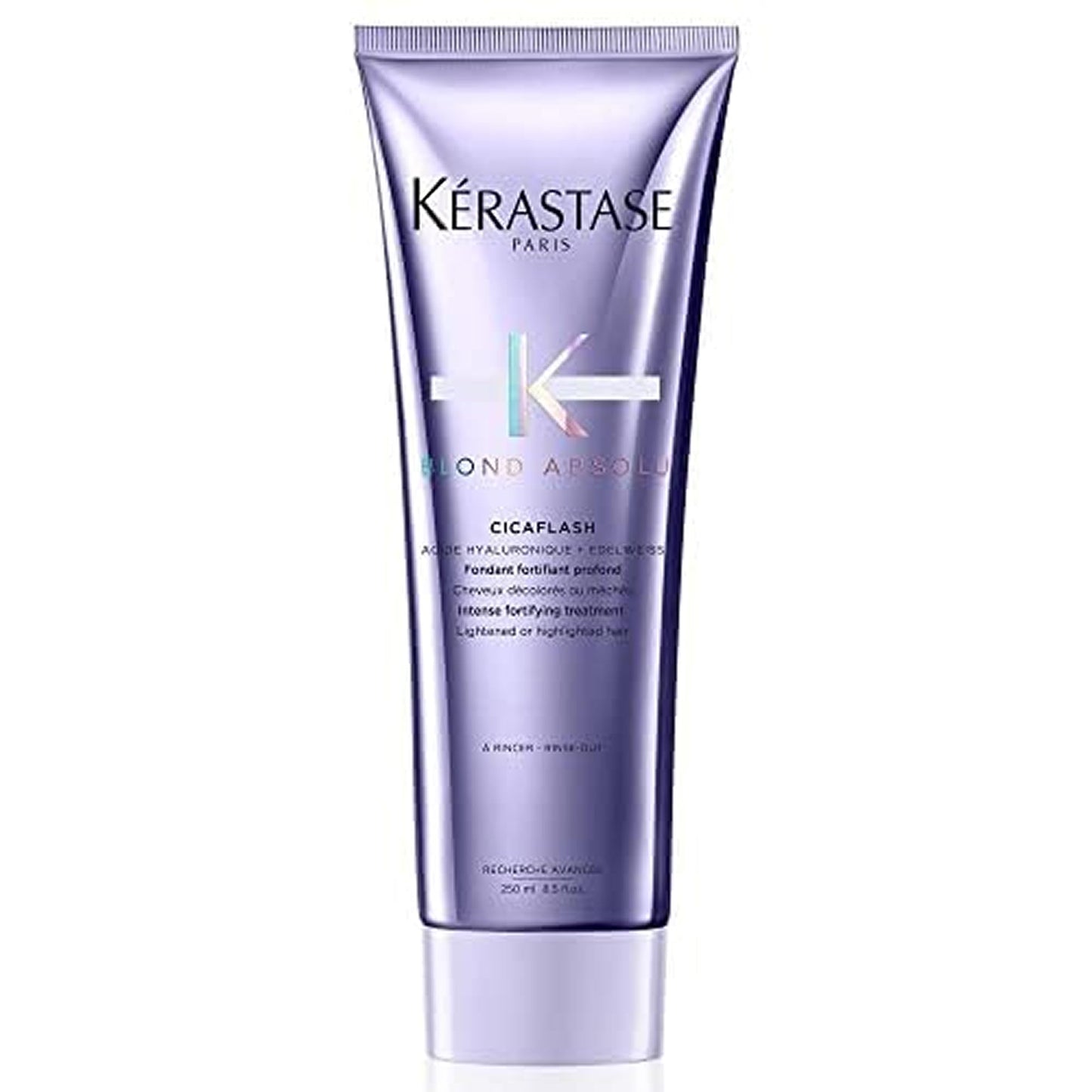 KÉRASTASE Cicaflash | Acondicionador para cabello rubio dañado o sensibilizado, repara e hidrata intensivamente el cabello | Con Ácido hialurónico Y Flor de Edelweiss | 250ml