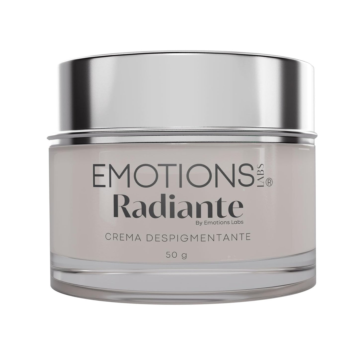 Emotions Labs | Crema Facial en Gel Radiante | Hidratante y Unificación del Tono | Con Niacinamida, Vitamina C y E, Escualeno Vegetal y Flor de las Nieves | Para Piel con Manchas | Uso Día y Noche | Contenido 70g