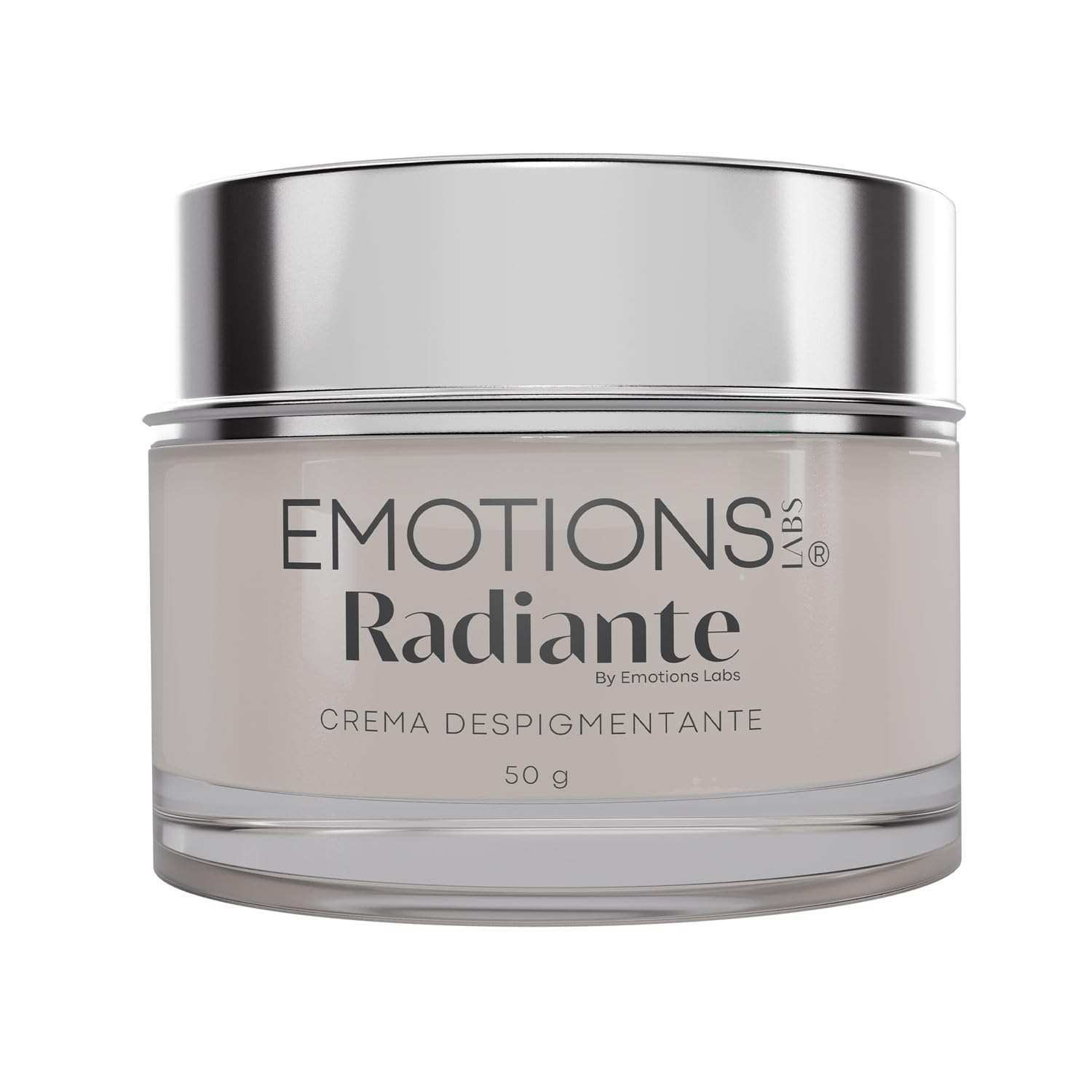 Emotions Labs | Crema Facial en Gel Radiante | Hidratante y Unificación del Tono | Con Niacinamida, Vitamina C y E, Escualeno Vegetal y Flor de las Nieves | Para Piel con Manchas | Uso Día y Noche | Contenido 70g