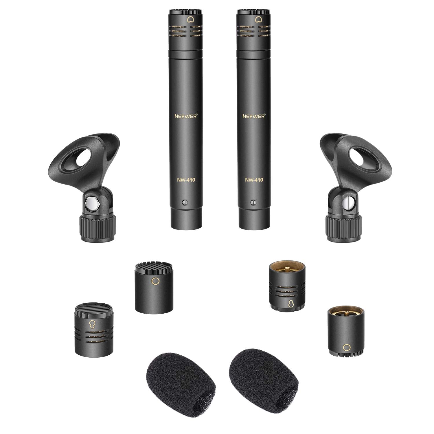 Micrófono Condensador Lápiz NEEWER Negro Cápsulas Intercambiables para Instrumentos Acústicos