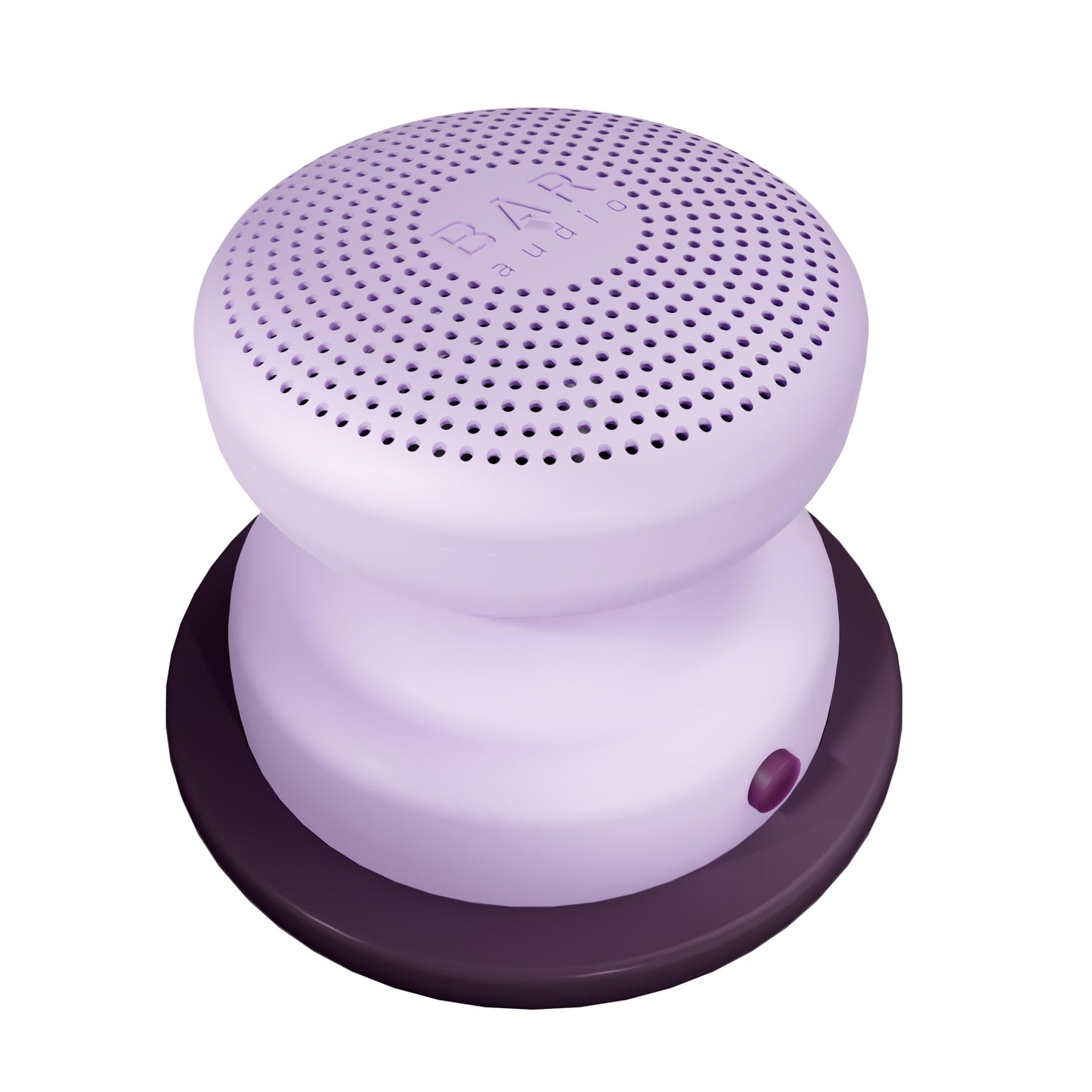 Cellhelmet Bar Audio Mini Mag Altavoz inalámbrico magnético compacto con audio potente, resistencia al agua IPX5, duración de batería de 6 horas y montaje compatible con MagSafe en lila púrpura