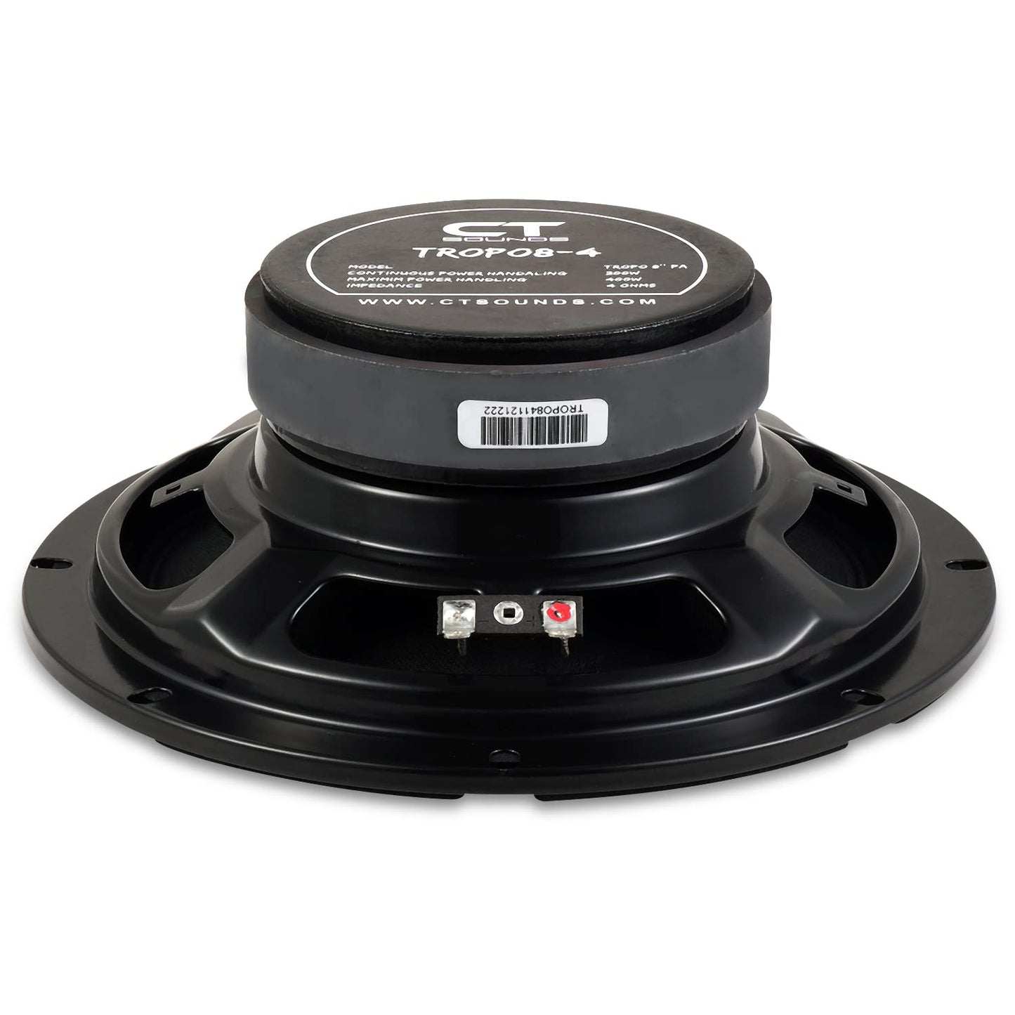 CT Sounds TROPO8-4 - Altavoz de rango medio de montaje superficial de 8 pulgadas, 200 vatios RMS, cada uno