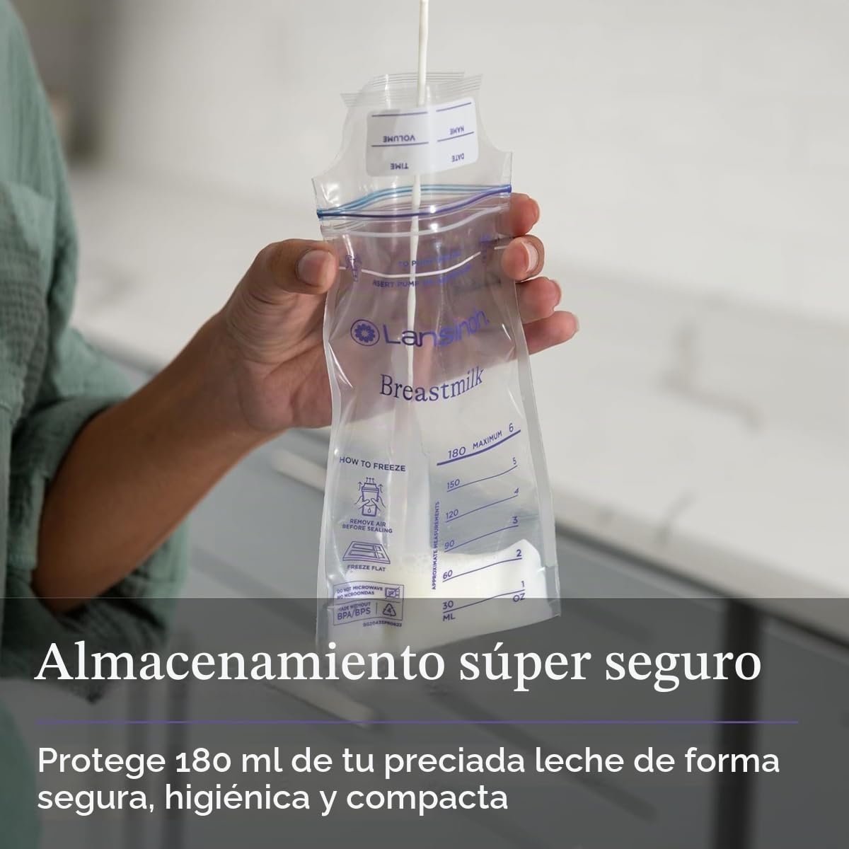 25 Bolsas para almacenar leche materna