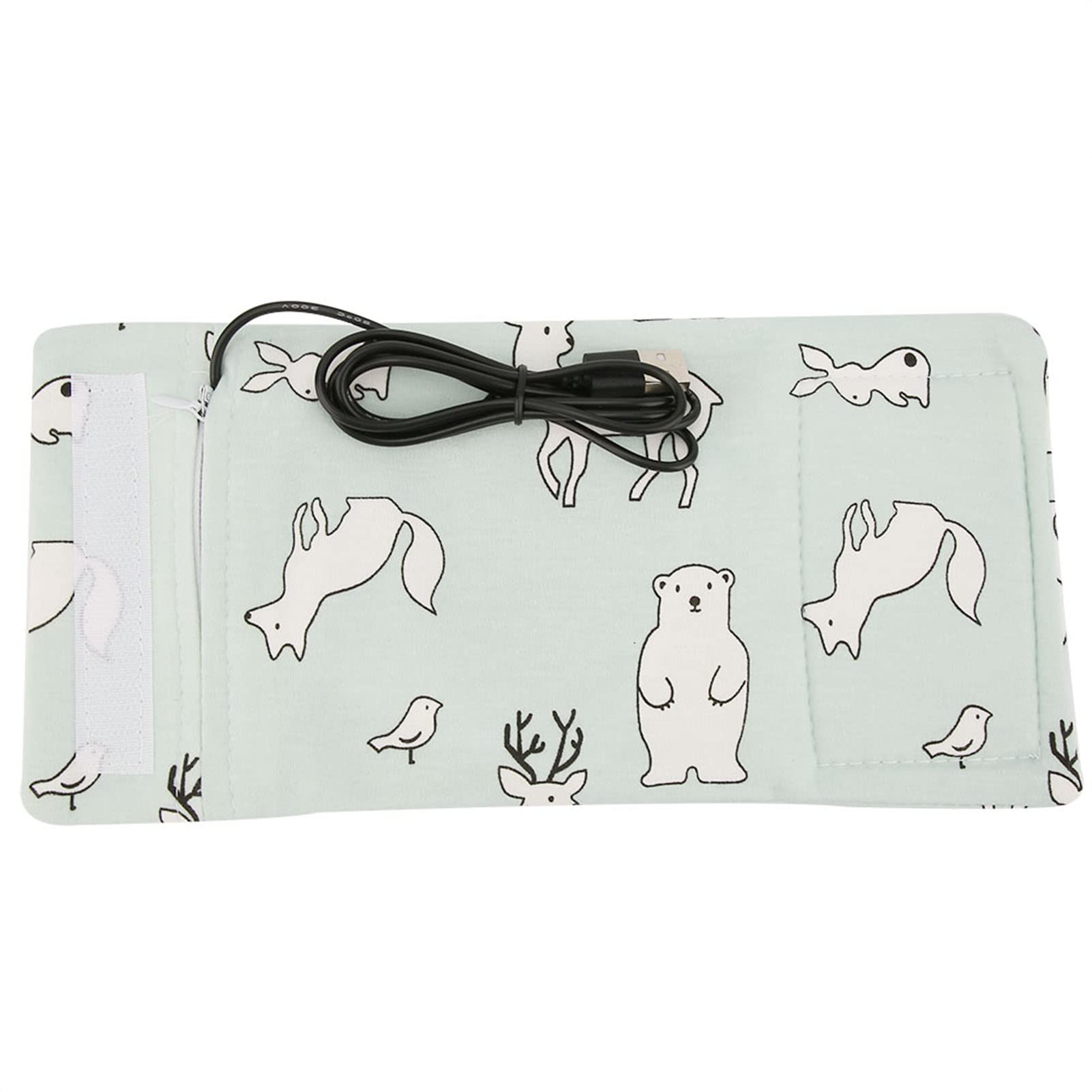 Funda para Biberón que Mantiene el Calor, Bolsas para Biberones Portátiles, USB para Mantener el Calor de la Leche, Calentador Multifunción para Taza de café, té, Bebida, Bolsa de (Tipo 1)