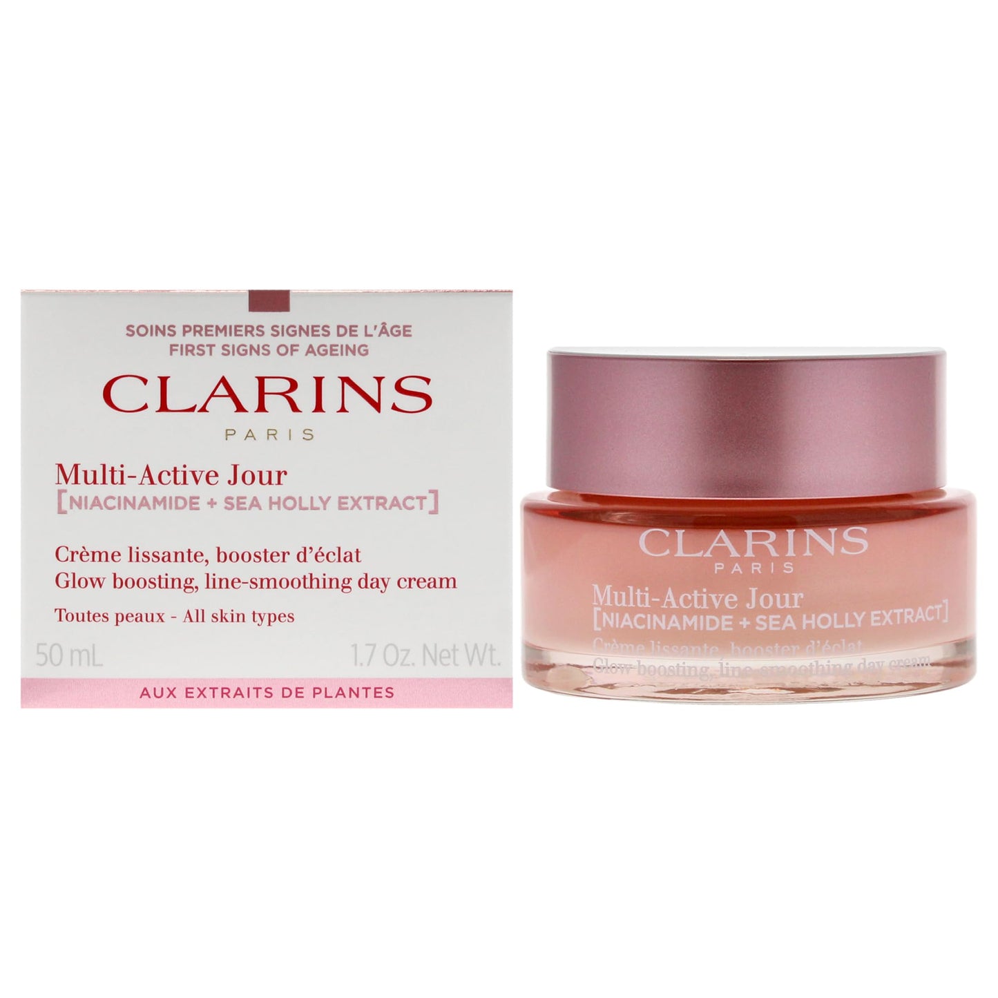 Clarins Multi-Active Day Early Normal To Combination Skin Wrinkle Correction Cream-Gel, 1.7 Ounce