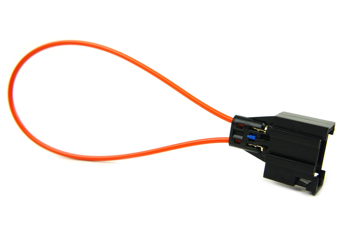 Adaptador de Fibra Óptica RKX Negro Compatible con Mercedes, BMW, Audi, Porsche y Volvo