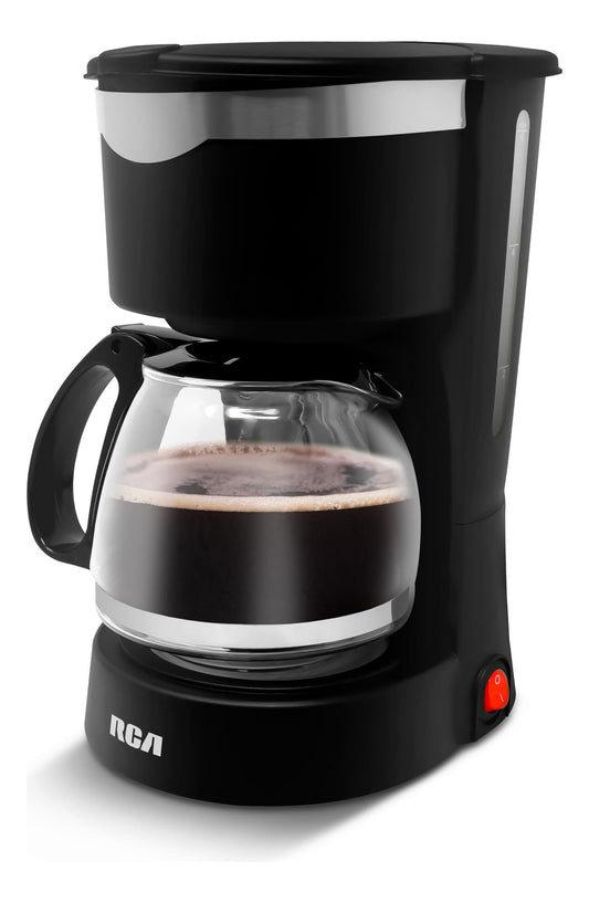 Cafetera Eléctrica RCA Cristal Filtro Extraíble 650W