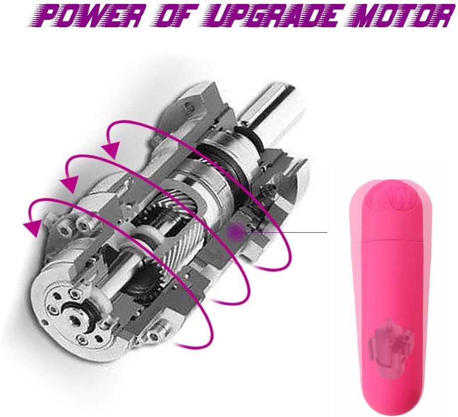 Vibrador Bullet Mini Silicona Rosa Inalámbrico Recargable 10 Modos Impermeable para Mujer