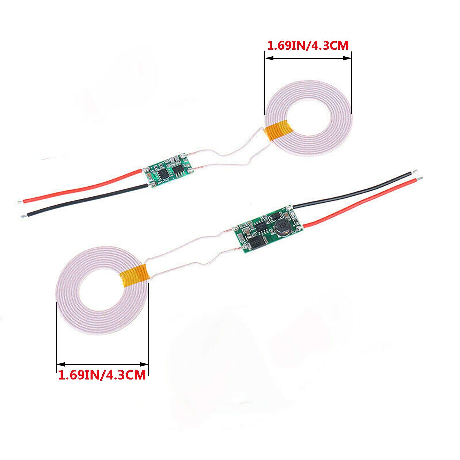 Módulo de Carga Inalámbrico Abovehill Qi Transmisor + Receptor 5V 2A 43mm