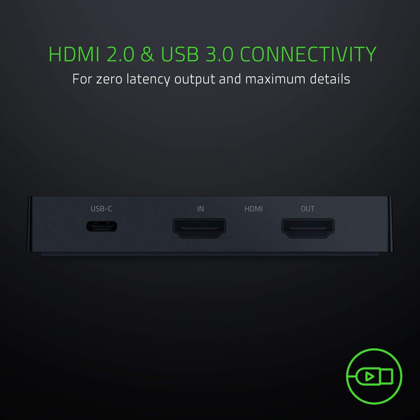 Razer Ripsaw HD - Captura de Streaming para Videojuegos: resolucion 1080P FHD 60 FPS - Compatible con PC, PS4, Xbox One, Nintendo Switch